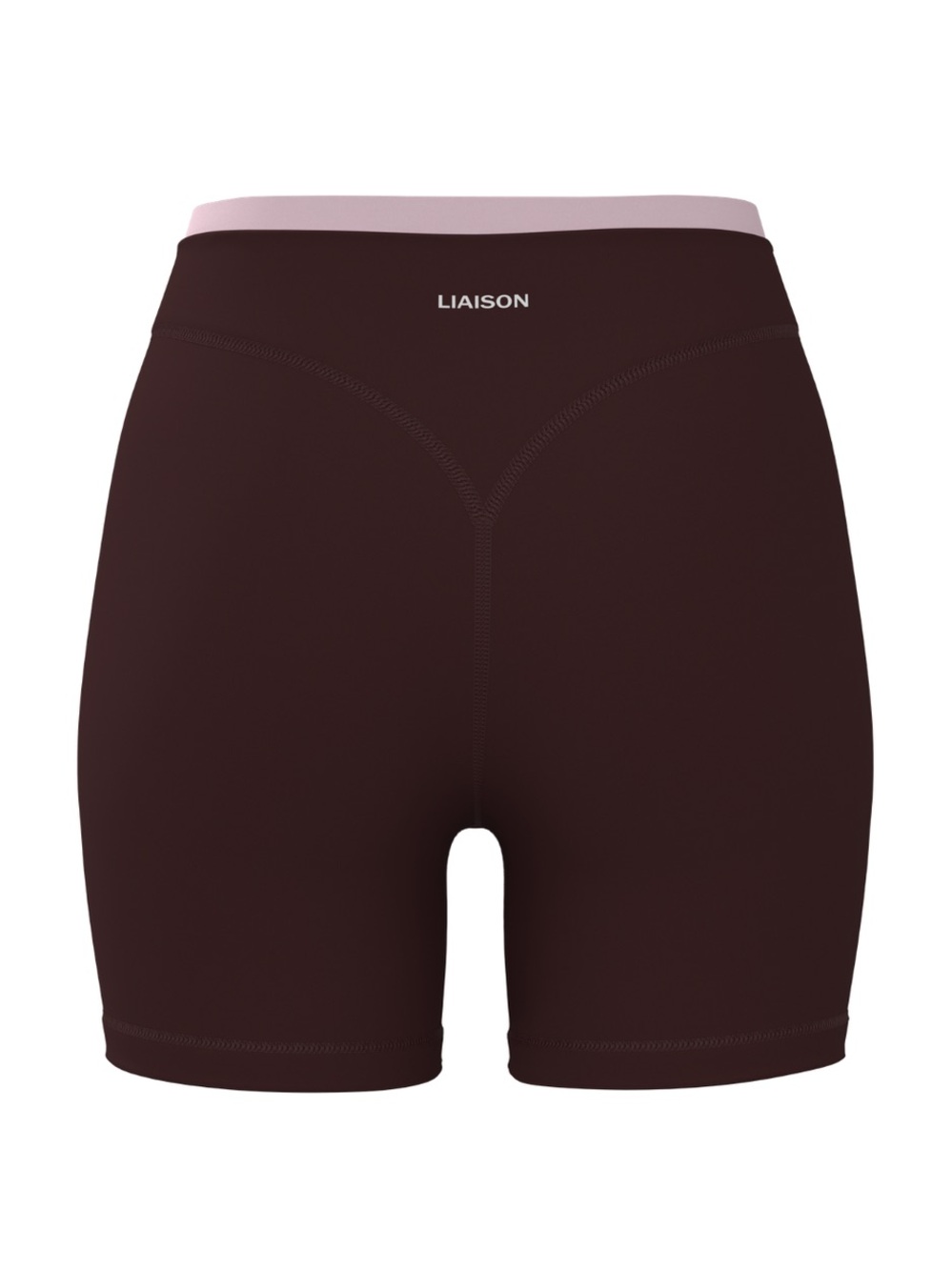LAYERED SCULPT SHORT - MOCHA BROWN & SOFT PINK - S - NWT - Picture 4 of 8